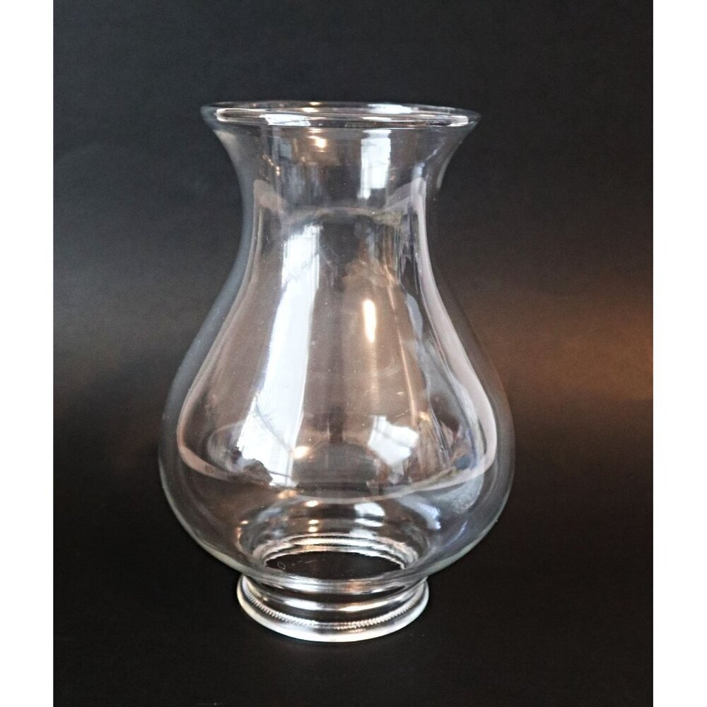 Vintage Glass Hurricane Shade Replacement Chandelier Globe Chimney Fitter